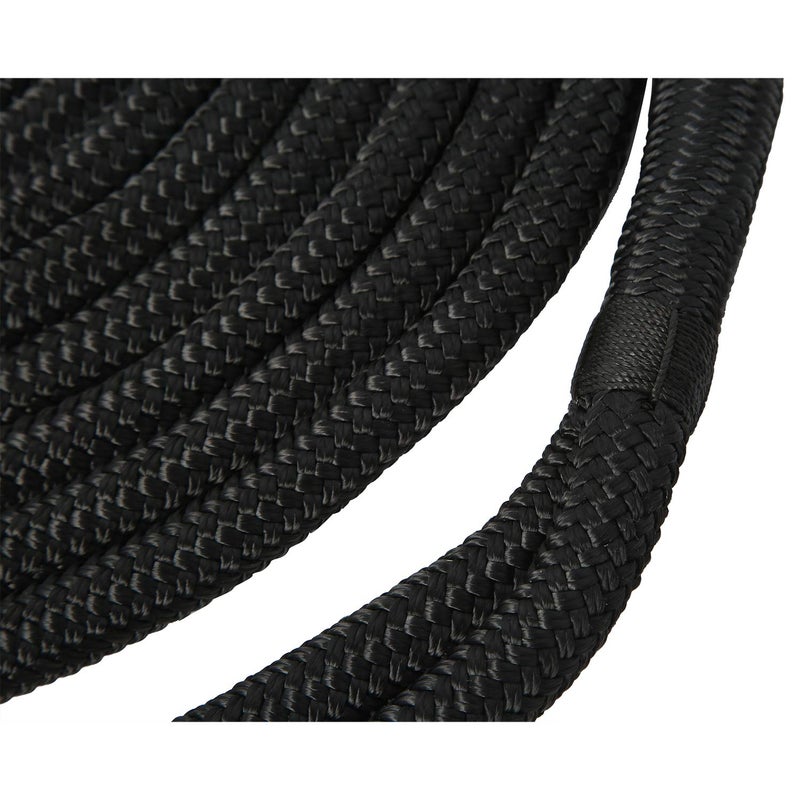 NovelBee 2 Pack of 3/4â€œx 25â€™ Double Braid Nylon Dockline,Mooring Rope Dock Line with Spliced Soft Eye (Black) - Image 3